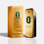 Bottle of 1 Million Golden Oud by Paco Rabanne – men’s perfume with oud, cardamom, and amber notes
