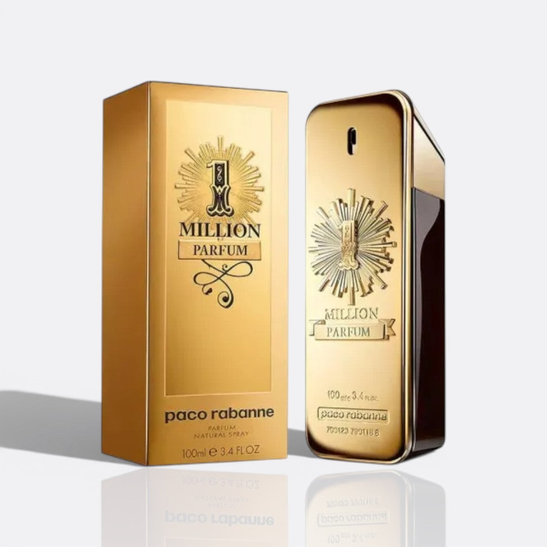 Bottle of 1 Million Parfum by Paco Rabanne – men’s perfume with tuberose, amber, and leather notes
