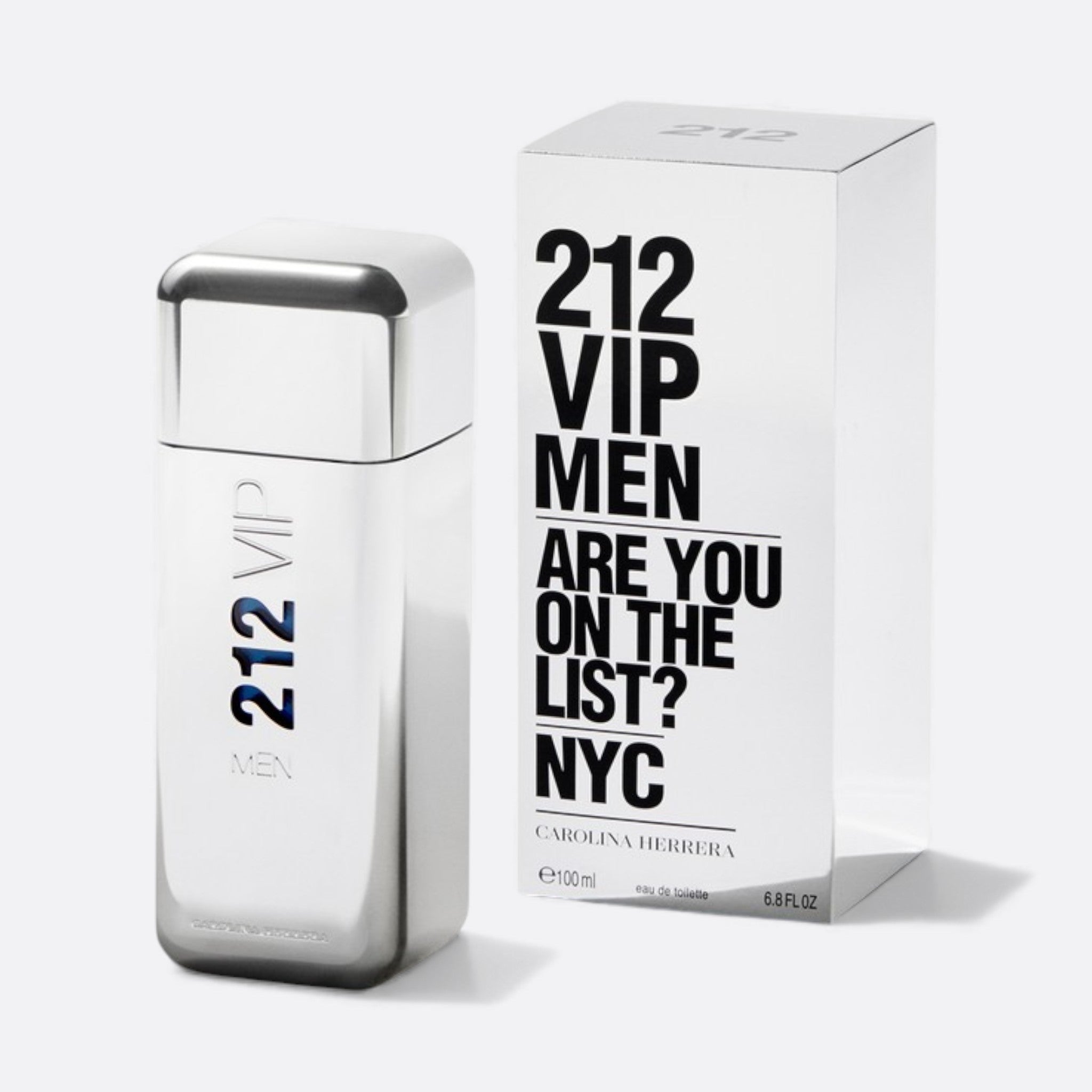 212 VIP Men Eau de Toilette bottle – exotic, woody fragrance for confident and stylish men