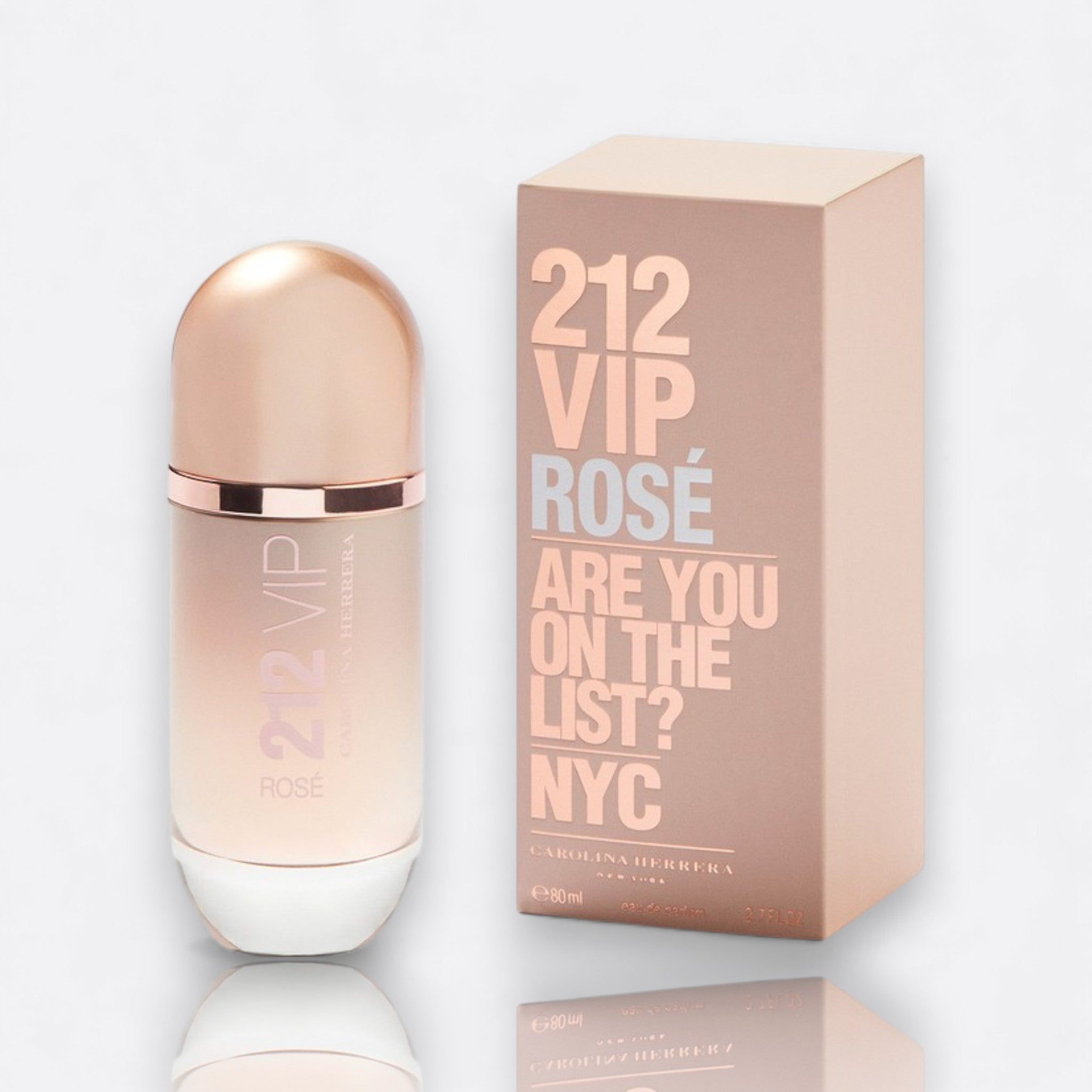 212 VIP Rosé Eau de Parfum bottle – elegant women’s fragrance with champagne, floral, and musky notes