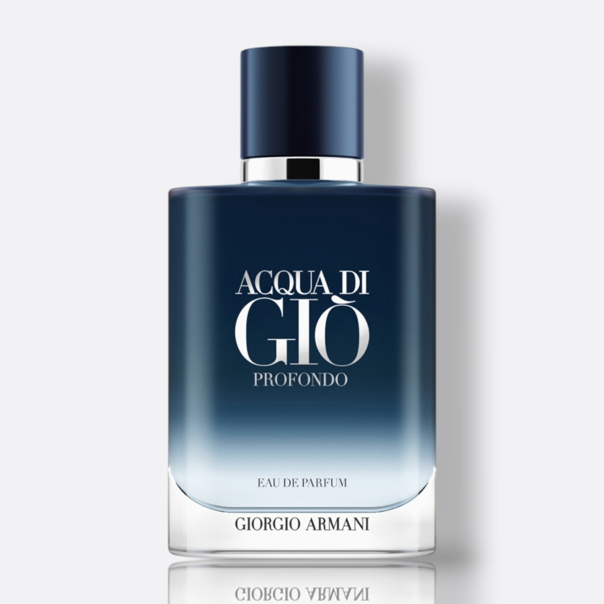 Giorgio Armani Acqua di Giò Profondo Eau de Parfum for men – marine notes bergamot patchouli amber fresh aquatic fragrance bottle 100 ml