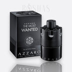 Azzaro The Most Wanted Eau de Parfum Intense for men matte black barrel fragrance bottle