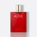 BOSS Alive Parfum fragrance bottle - a vibrant and empowering women's perfume.
