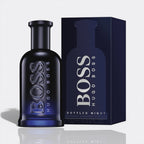 BOSS Bottled Night fragrance bottle - a bold and masculine scent for evening wear.
