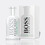 BOSS Bottled Unlimited fragrance bottle - a fresh and energetic men's perfume.
