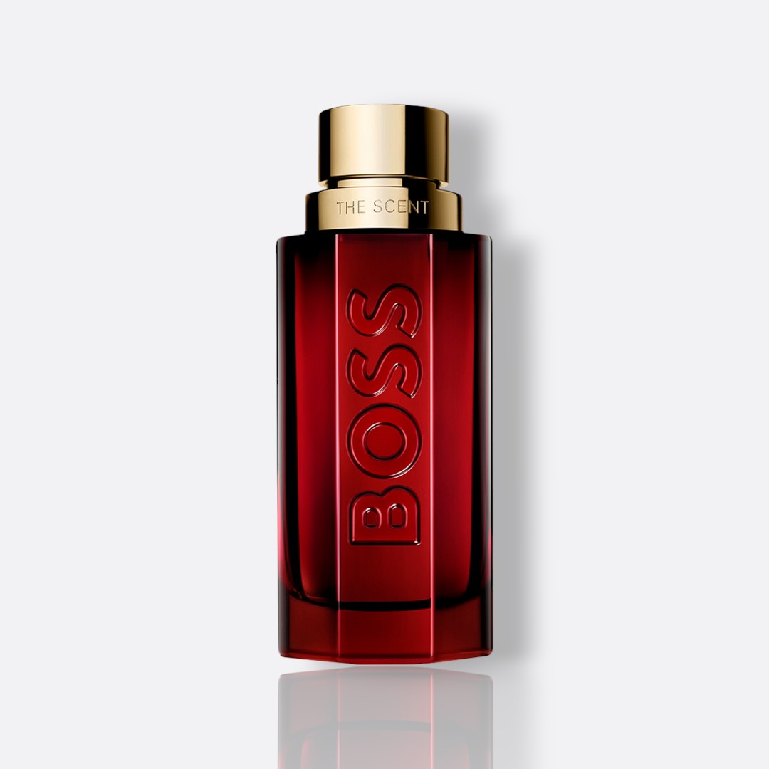 BOSS The Scent Elixir Parfum Intense fragrance bottle - a deep and powerful men's perfume.

