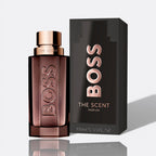 BOSS The Scent Parfum fragrance bottle - a deep and seductive men's perfume.
