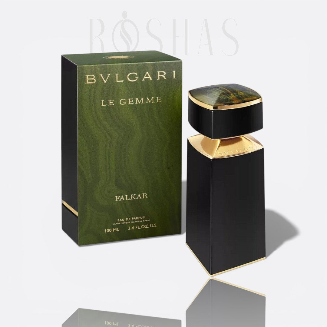 Le Gemme Falkar Eau de Parfum by BVLGARI fragrance bottle - a majestic and powerful men's perfume.
