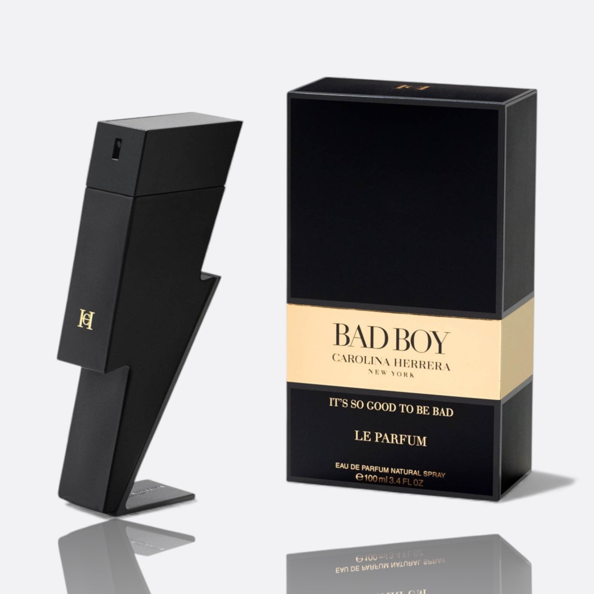 Bad Boy Le Parfum bottle – daring men’s fragrance with bold citrus, spice, and leather notes