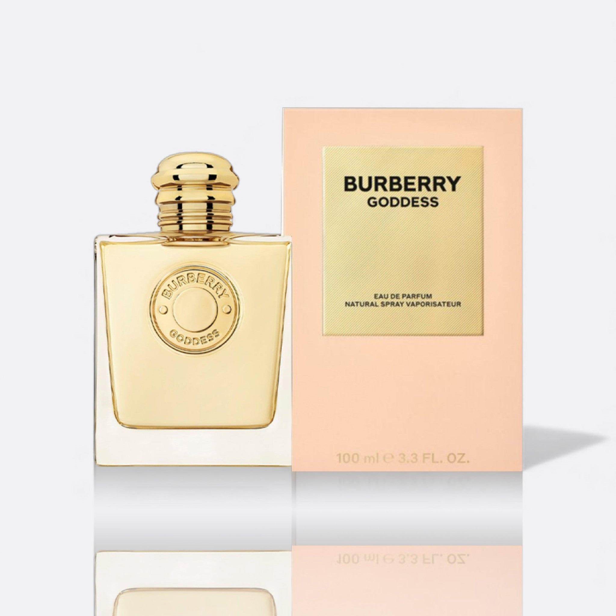 Burberry Goddess Eau de Parfum bottle – soft vanilla women’s fragrance with floral and warm notes