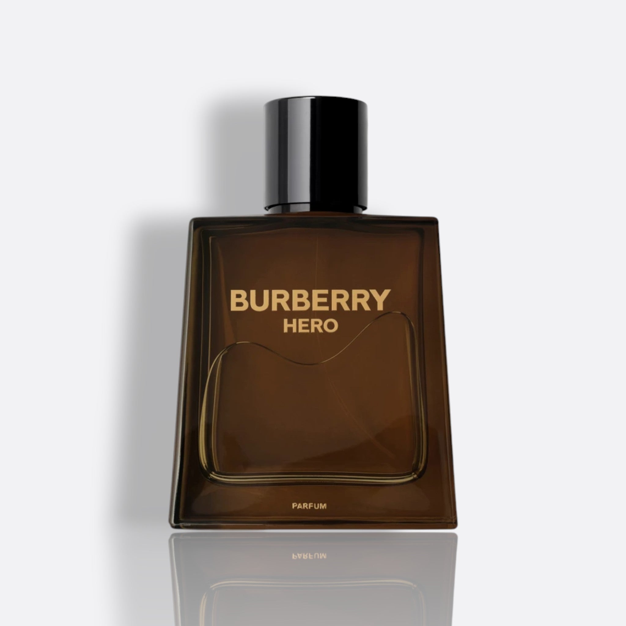 Burberry Hero Parfum bottle – rich and intense men’s fragrance with woody and smoky notes