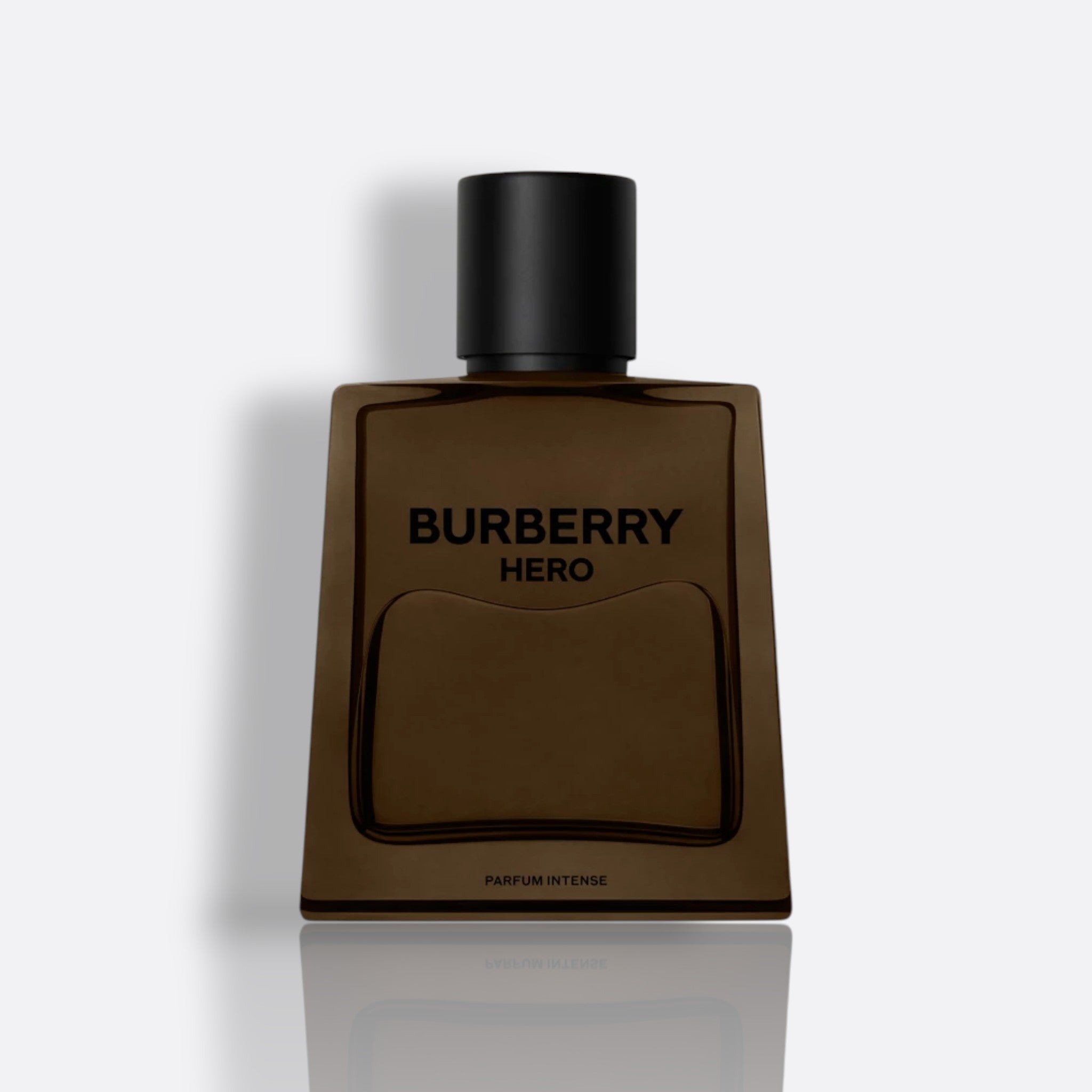 Burberry Hero Parfum Intense bottle – bold men’s fragrance with smoky, woody, and spicy notes