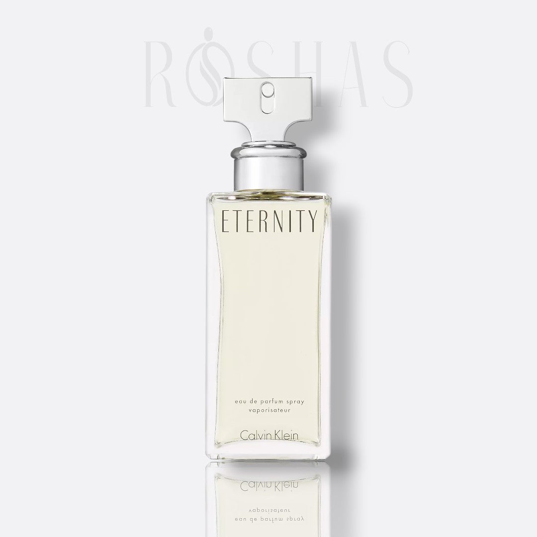 Calvin Klein Eternity Eau de Parfum for women tall glass fragrance bottle