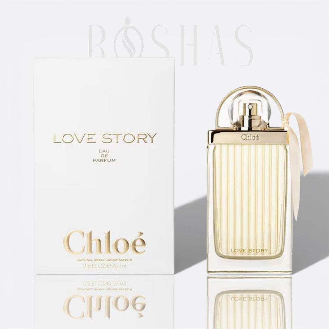 Chloé Love Story Eau de Parfum fragrance bottle - a romantic and floral women's perfume.
