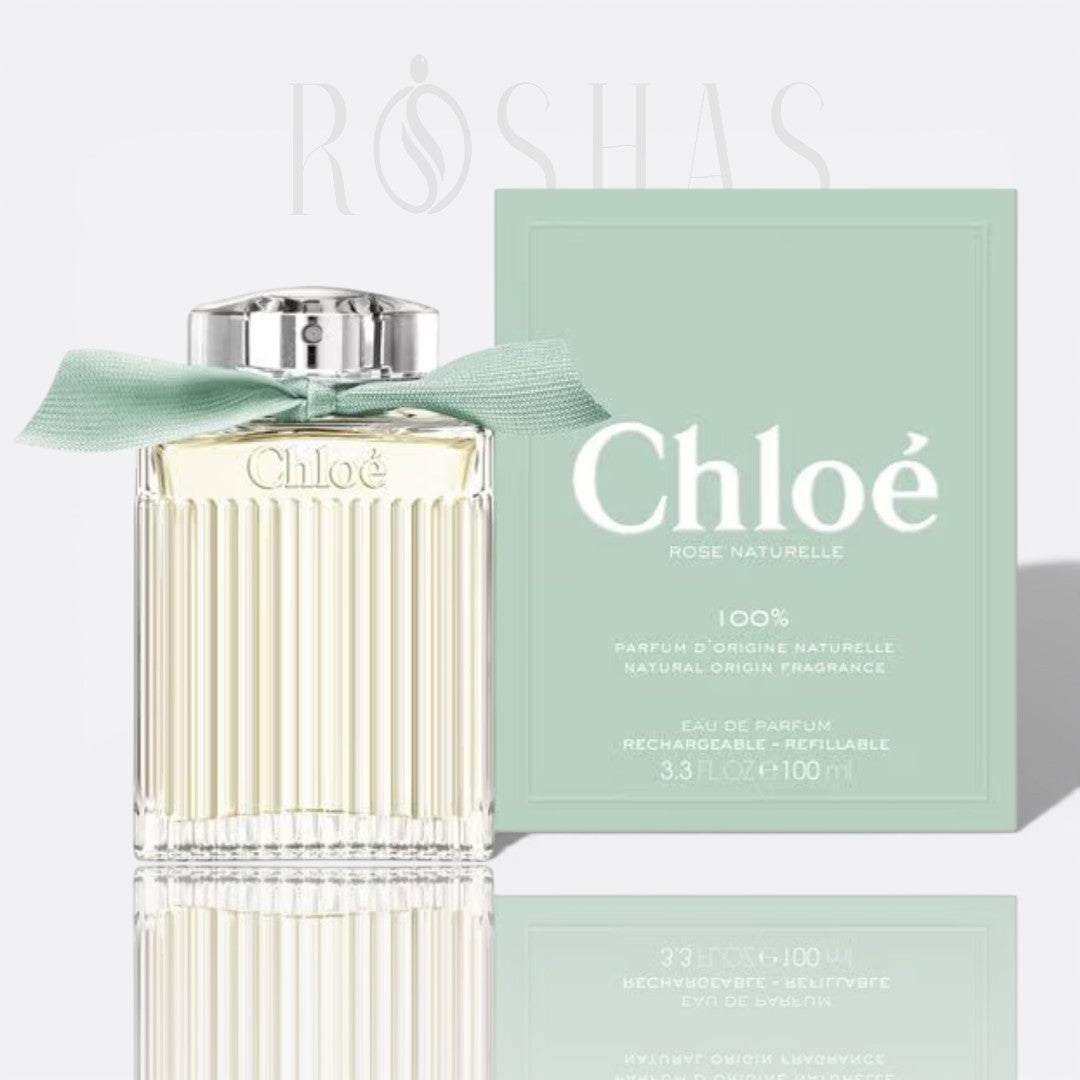 Chloé Rose Naturelle Eau de Parfum fragrance bottle - a fresh and natural floral women's perfume.
