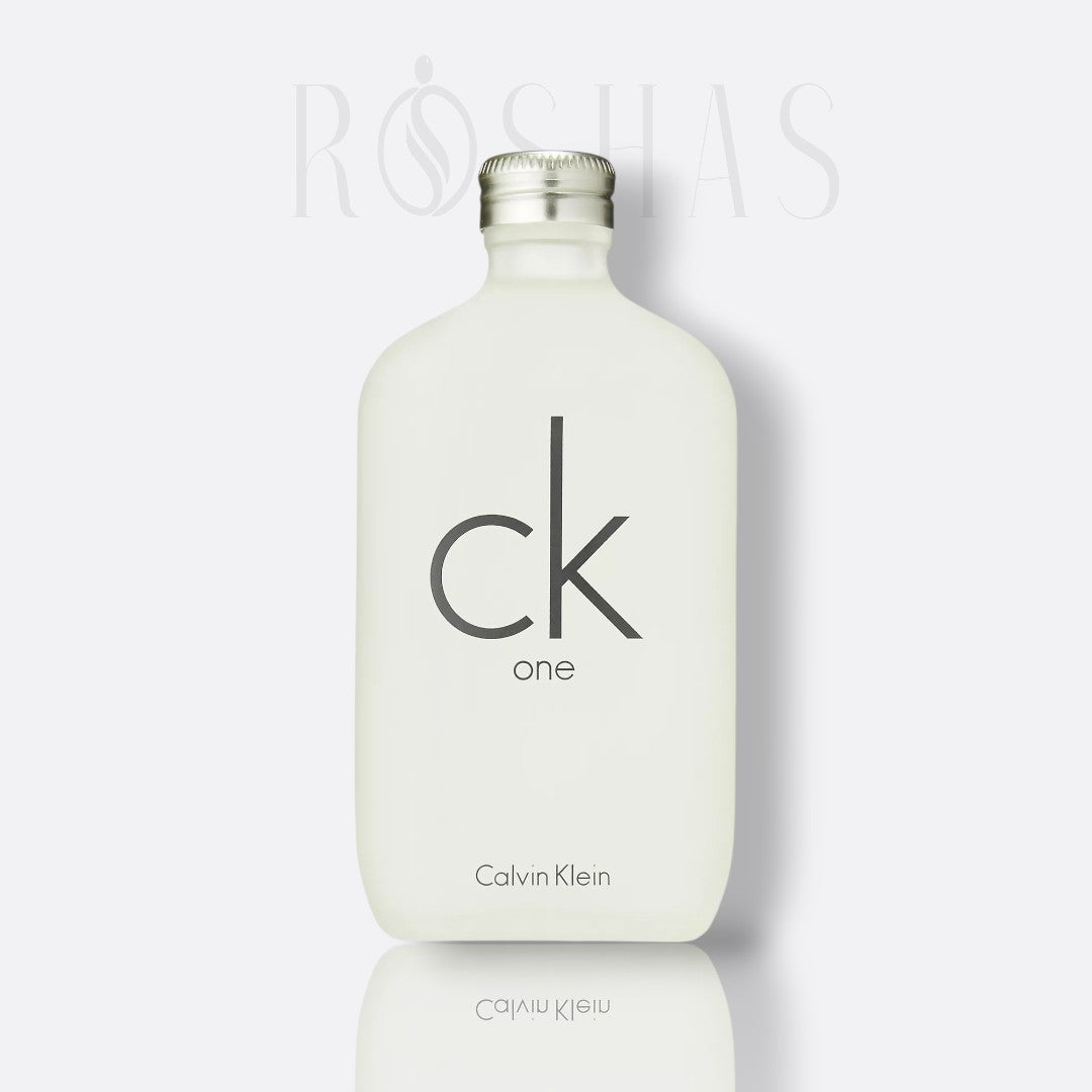 Calvin Klein CK One Eau de Toilette unisex frosted glass fragrance bottle
