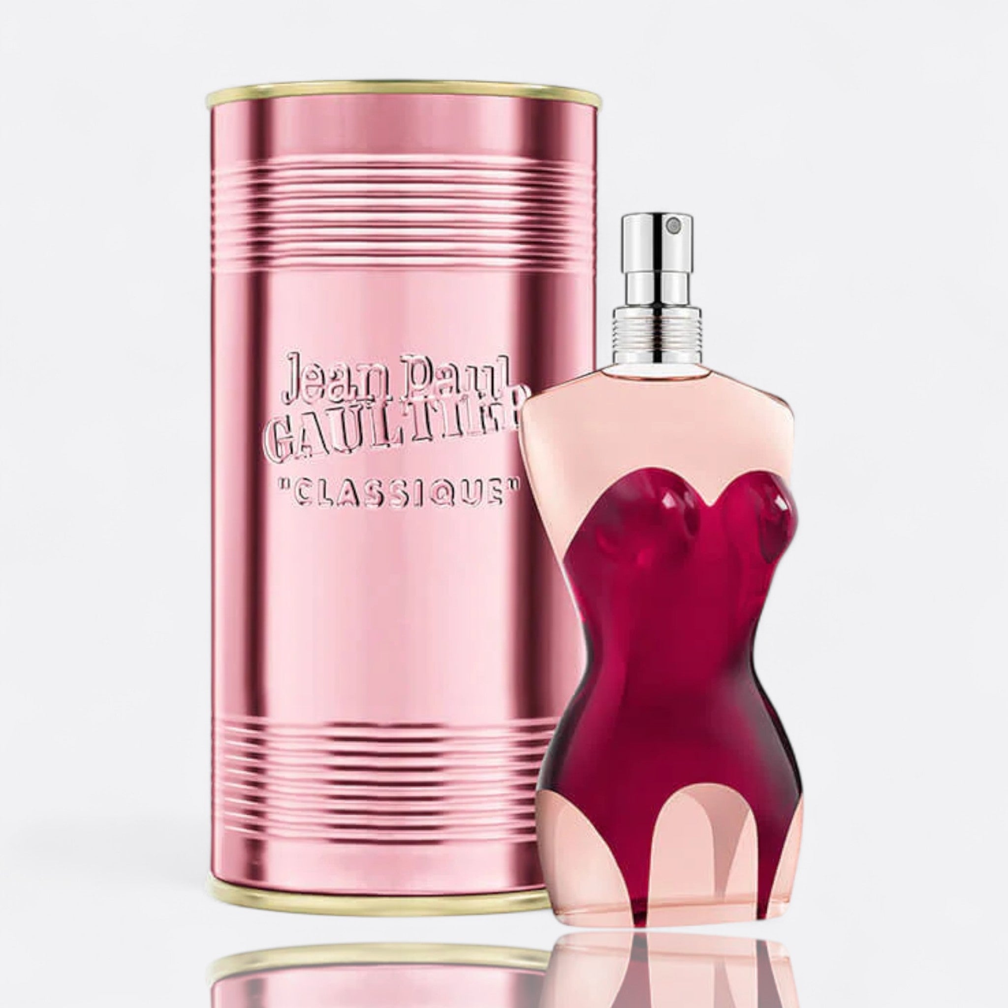 Classique Eau de Parfum for women – rum rose orchid vanilla amber sandalwood floral oriental fragrance bottle
