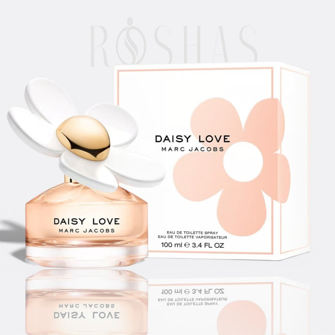 Daisy Love by Marc Jacobs fragrance bottle - a fresh and floral women's perfume.
