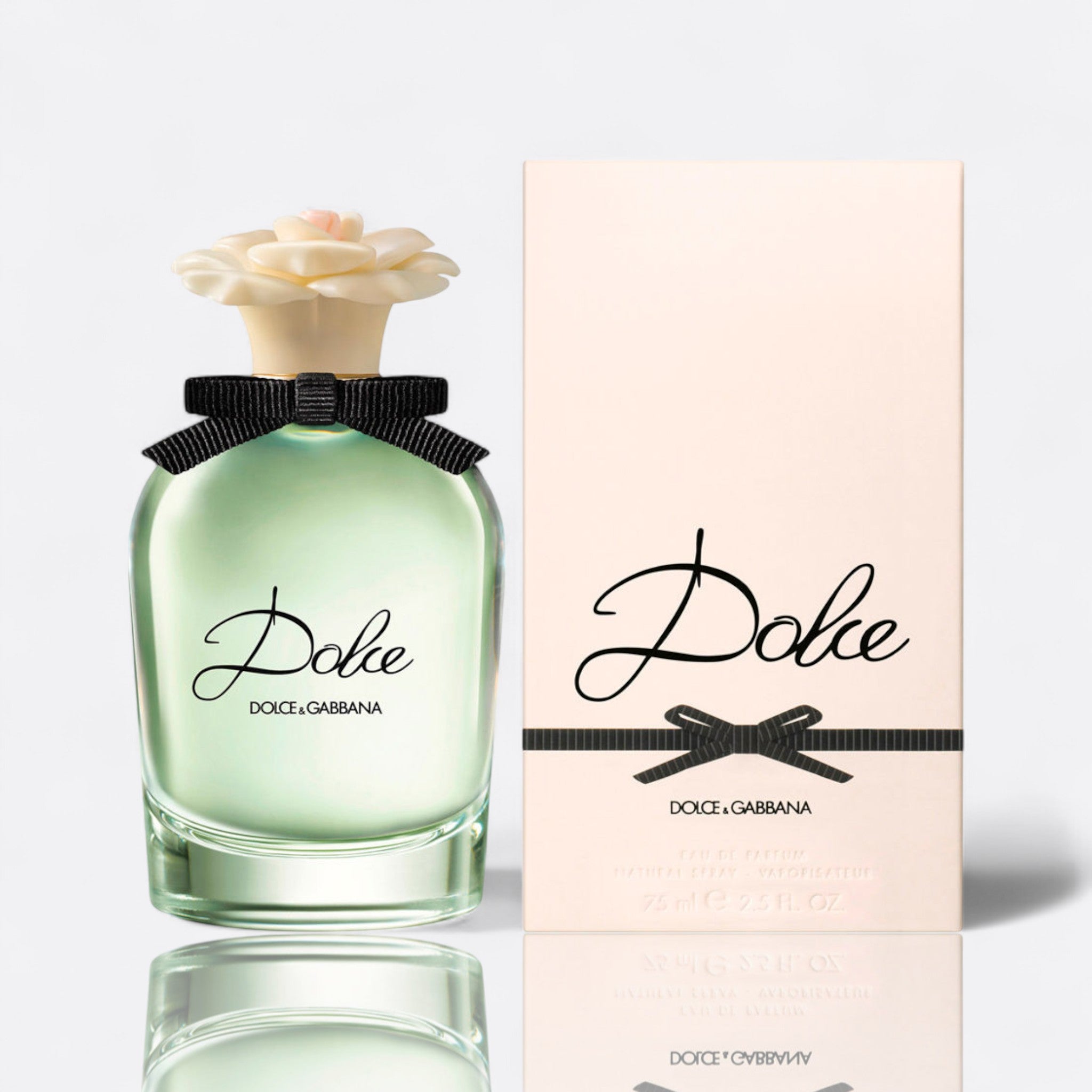 Dolce Eau de Parfum for women – amaryllis neroli water lily fresh floral feminine fragrance bottle