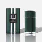 Dunhill Icon Racing Green fragrance bottle - a fresh and vibrant men's perfume.
