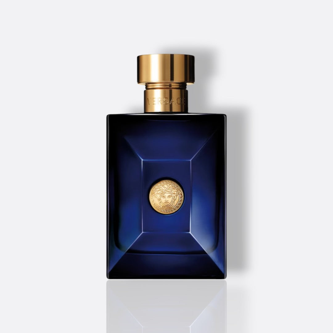 Dylan Blue Pour Homme Eau de Toilette bottle – bold men’s fragrance with citrus, spice, and musky woods