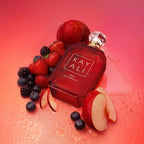 Kayali Eden Juicy Apple 01 Eau de Parfum red translucent glass fragrance bottle