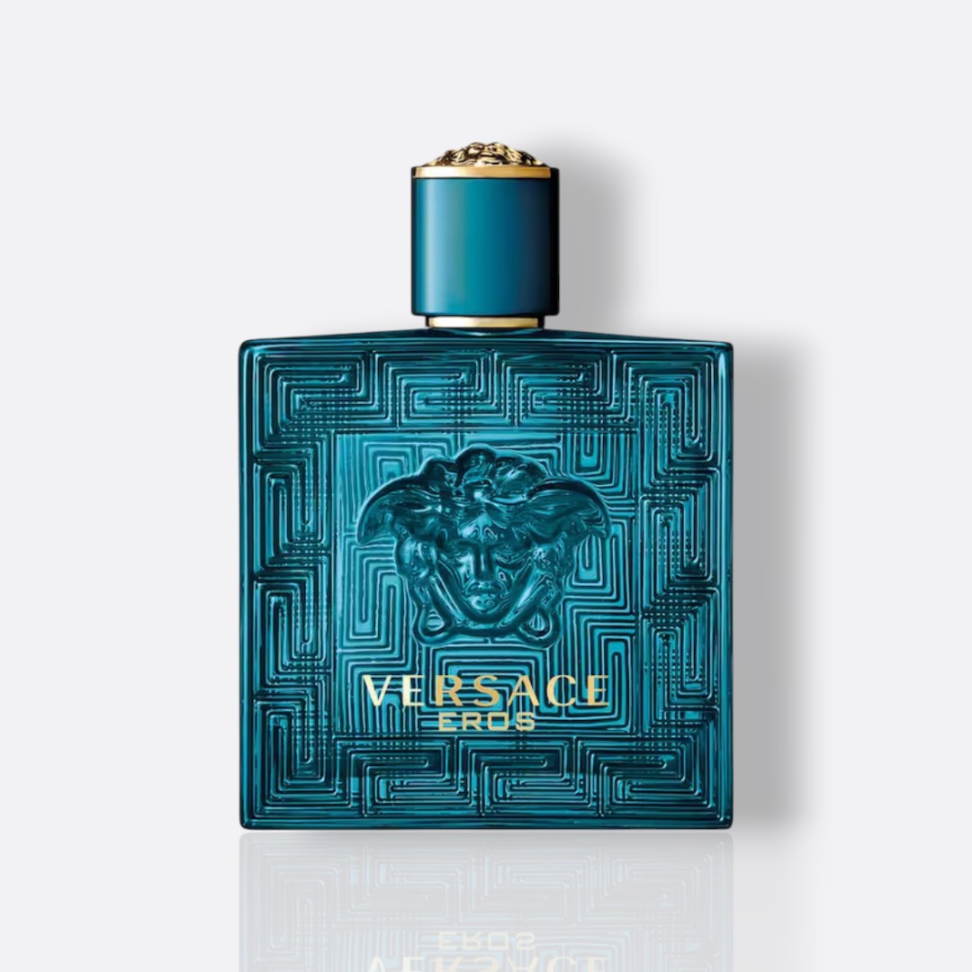 Eros Eau de Toilette bottle – bold men’s fragrance with fresh citrus and warm oriental notes