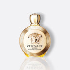 Eros Pour Femme Eau de Parfum bottle – elegant women’s fragrance with citrus, floral, and woody notes