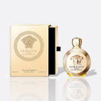 Eros Pour Femme Eau de Parfum bottle – elegant women’s fragrance with citrus, floral, and woody notes