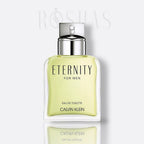 Calvin Klein Eternity for Men Eau de Toilette classic glass fragrance bottle