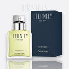 Calvin Klein Eternity for Men Eau de Toilette classic glass fragrance bottle