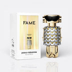 Discover Fame by Paco Rabanne – a floral amber fragrance with vibrant fruit and warm spice notes. Elegant, bold, and long-lasting.
