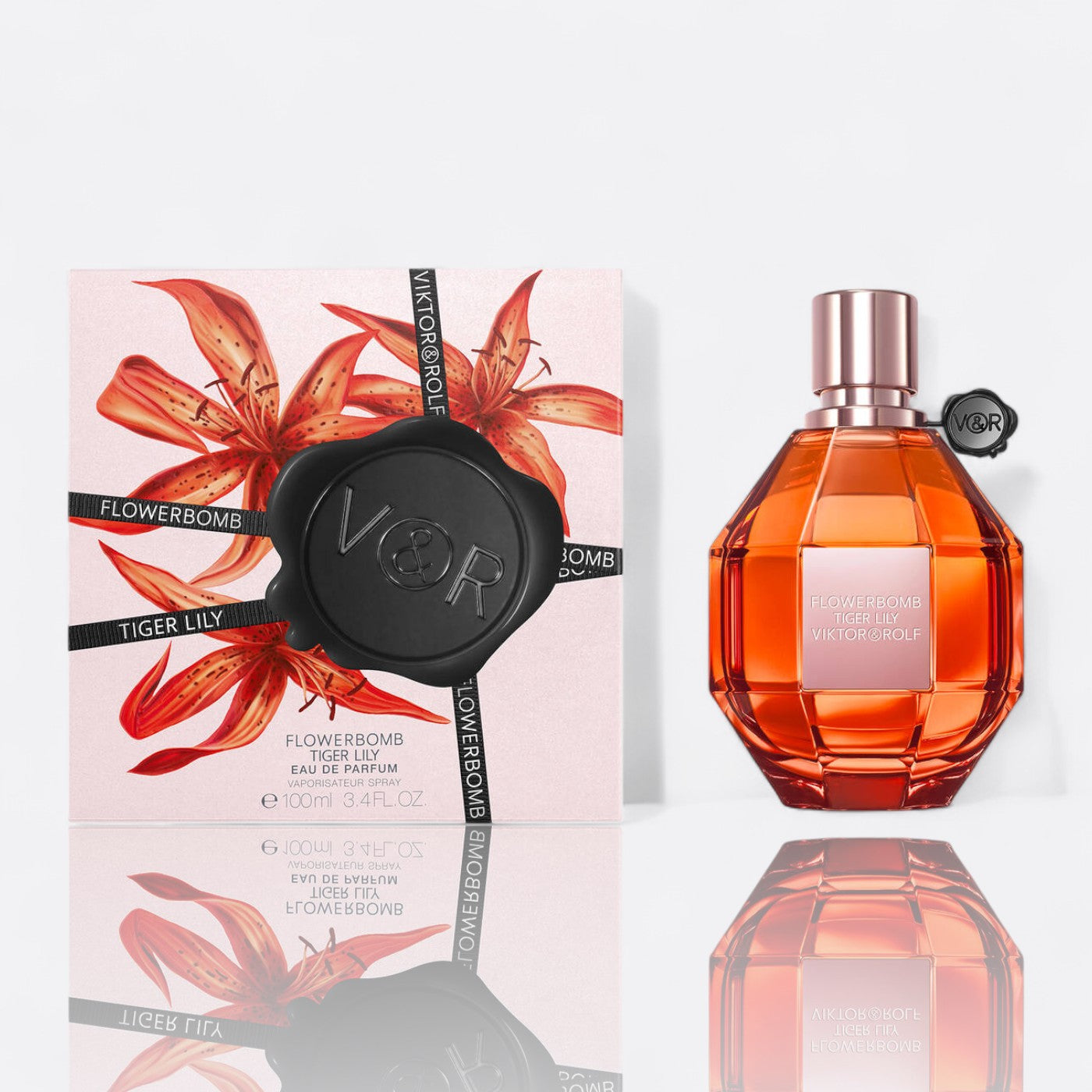 Flowerbomb Tiger Lily Eau de Parfum – coconut milk tiger lily mango benzoin tropical floral women’s fragrance bottle
