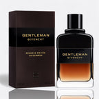 Gentleman Givenchy Réserve Privée Eau de Parfum for men – iris chestnut whisky warm woody masculine fragrance bottle