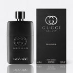 Gucci Guilty Pour Homme Eau de Parfum for men – rose chili pepper orange blossom cedarwood patchouli warm masculine fragrance bottle 90 ml