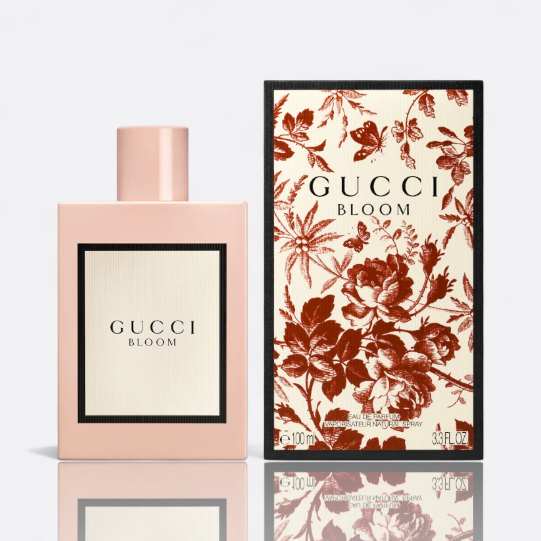 Gucci Bloom Eau de Parfum for women – jasmine tuberose rangoon creeper floral elegant feminine fragrance bottle 100 ml