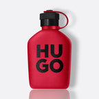 HUGO Intense Eau de Parfum fragrance bottle - a bold and dynamic men's perfume.
