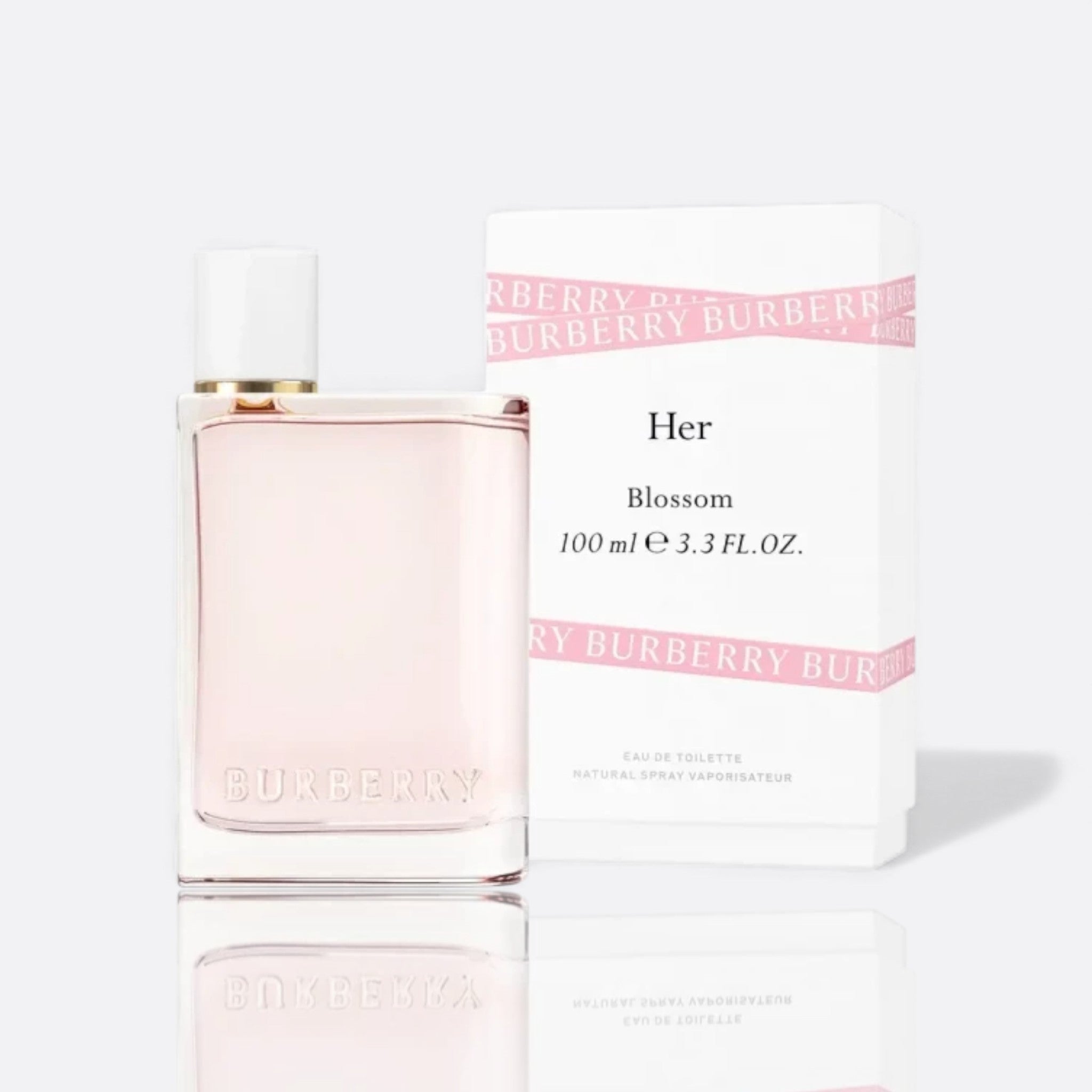 Her Blossom Eau de Toilette bottle – soft floral women’s fragrance with fruity and woody undertones