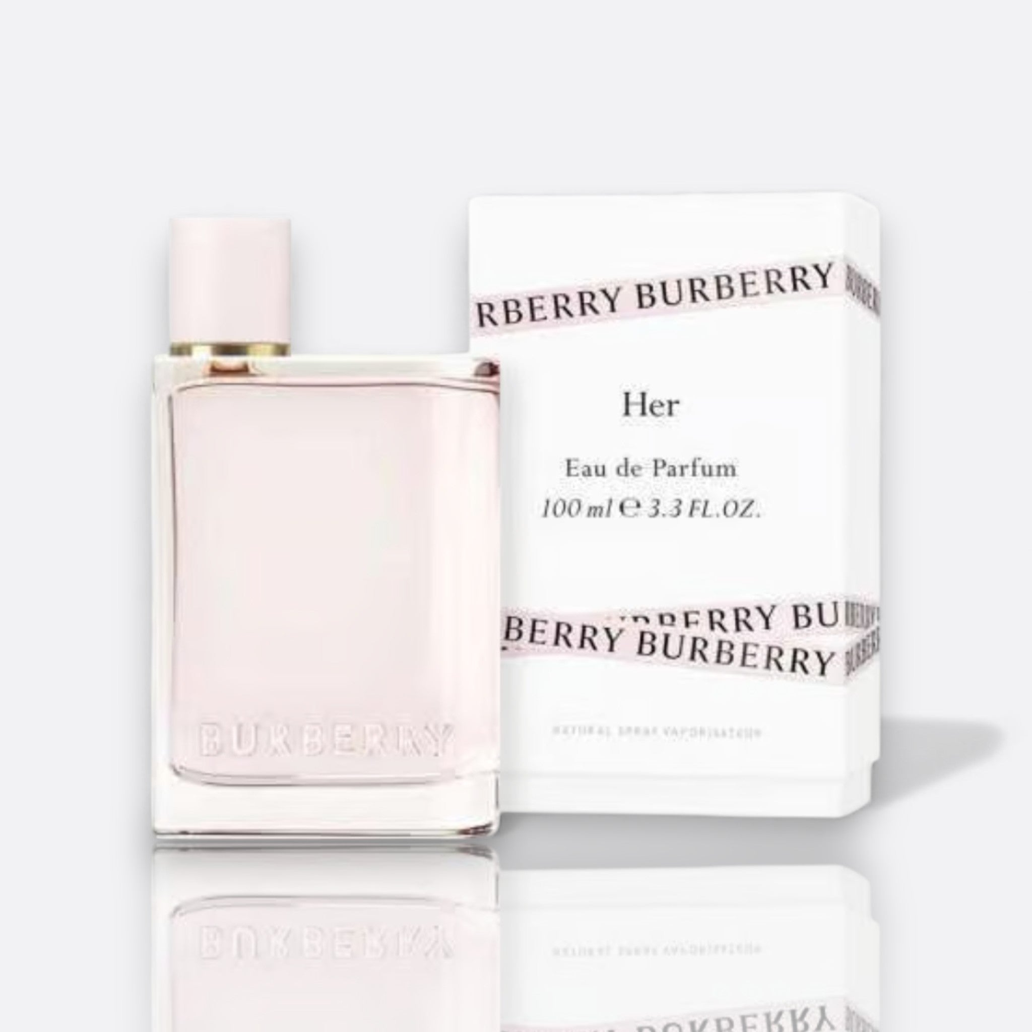 Her Eau de Parfum bottle – rich women’s fragrance with fruity, floral, and musky notes