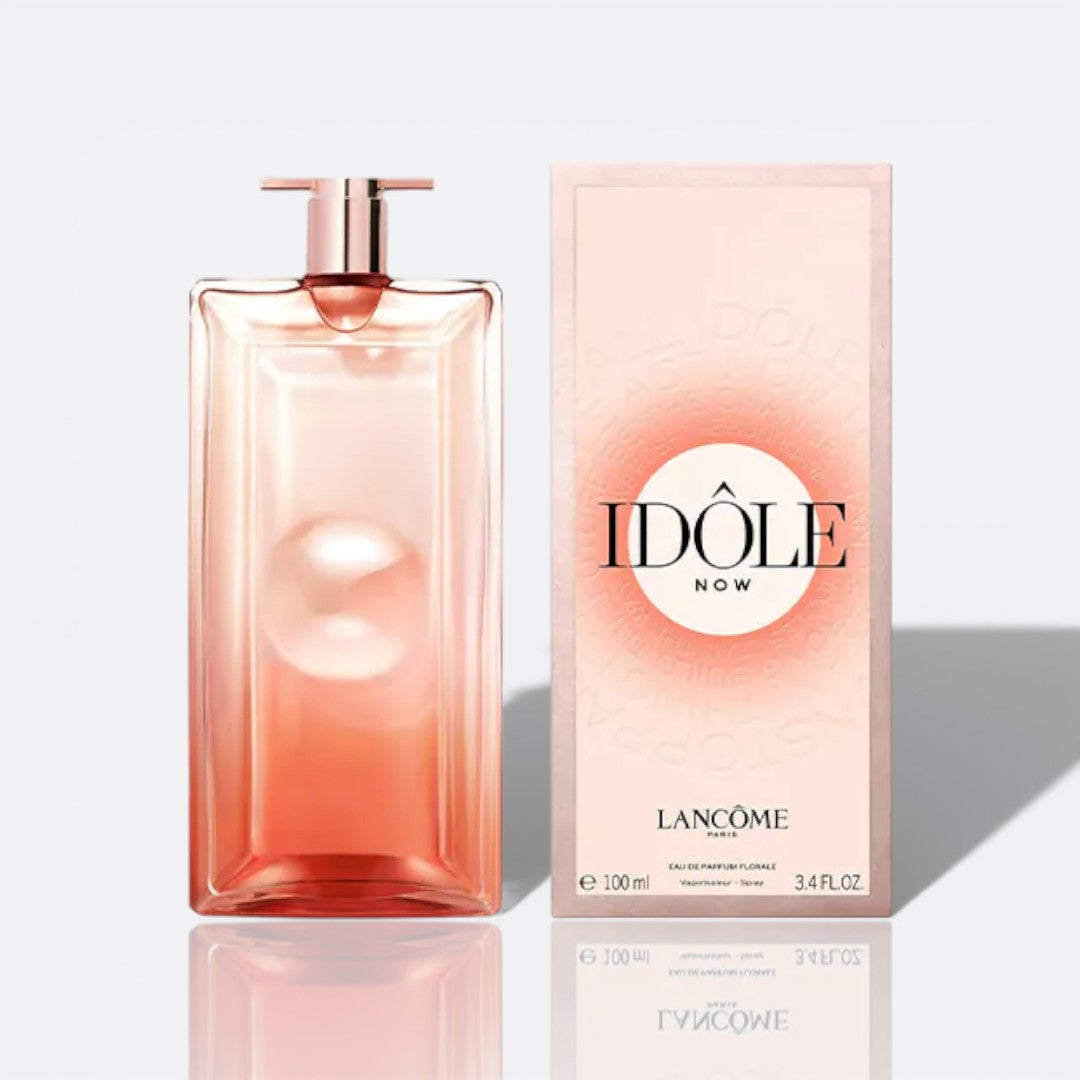 Bottle of Idôle Now by Lancôme – floral women’s perfume with orchid, rose, and vanilla notes
