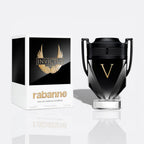 Bottle of Invictus Victory Eau de Parfum Extreme by Paco Rabanne – men’s perfume with citrus and warm spice notes
