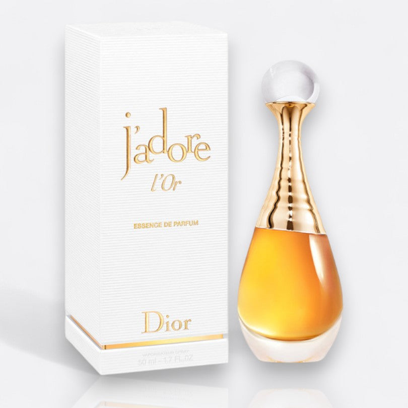 J’adore L’Or for women – floral jasmine rose vanilla golden luxurious elegant fragrance