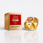 Bottle of Lady Million Royal by Paco Rabanne – floral fruity women’s perfume with raspberry and amber notes
