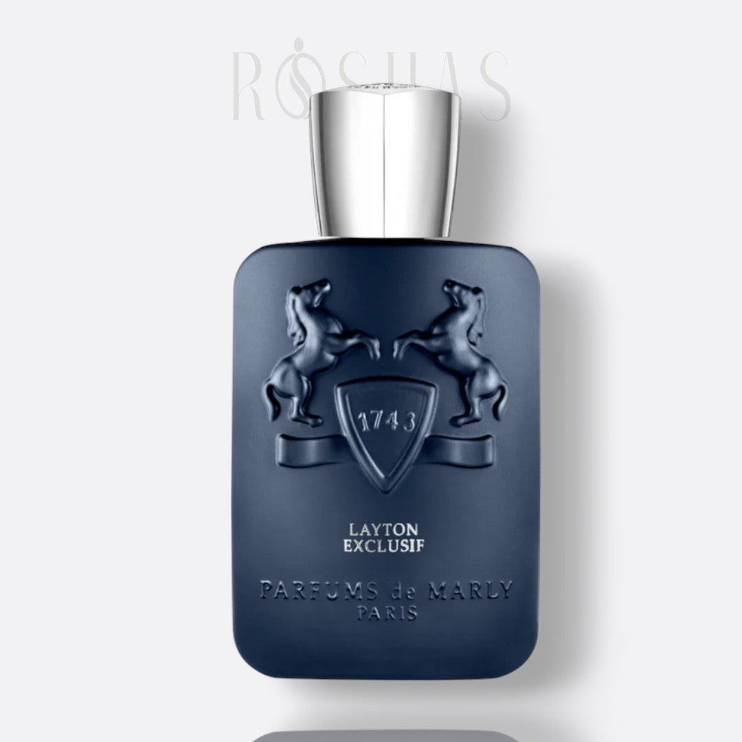 Layton Exclusif by Parfums de Marly fragrance bottle - a luxurious and oriental men's perfume.

