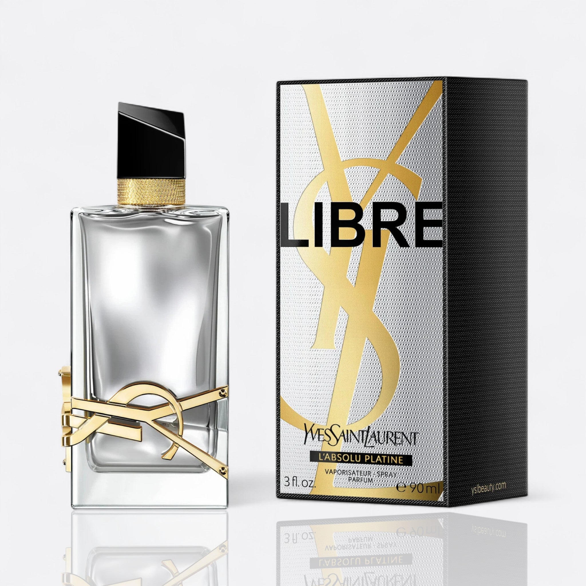 Yves Saint Laurent Libre L’Absolu Platine for women – bergamot lavender vanilla amber bold modern