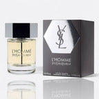 Yves Saint Laurent L’Homme Eau de Toilette for men – ginger bergamot vetiver fresh woody elegant fragrance bottle