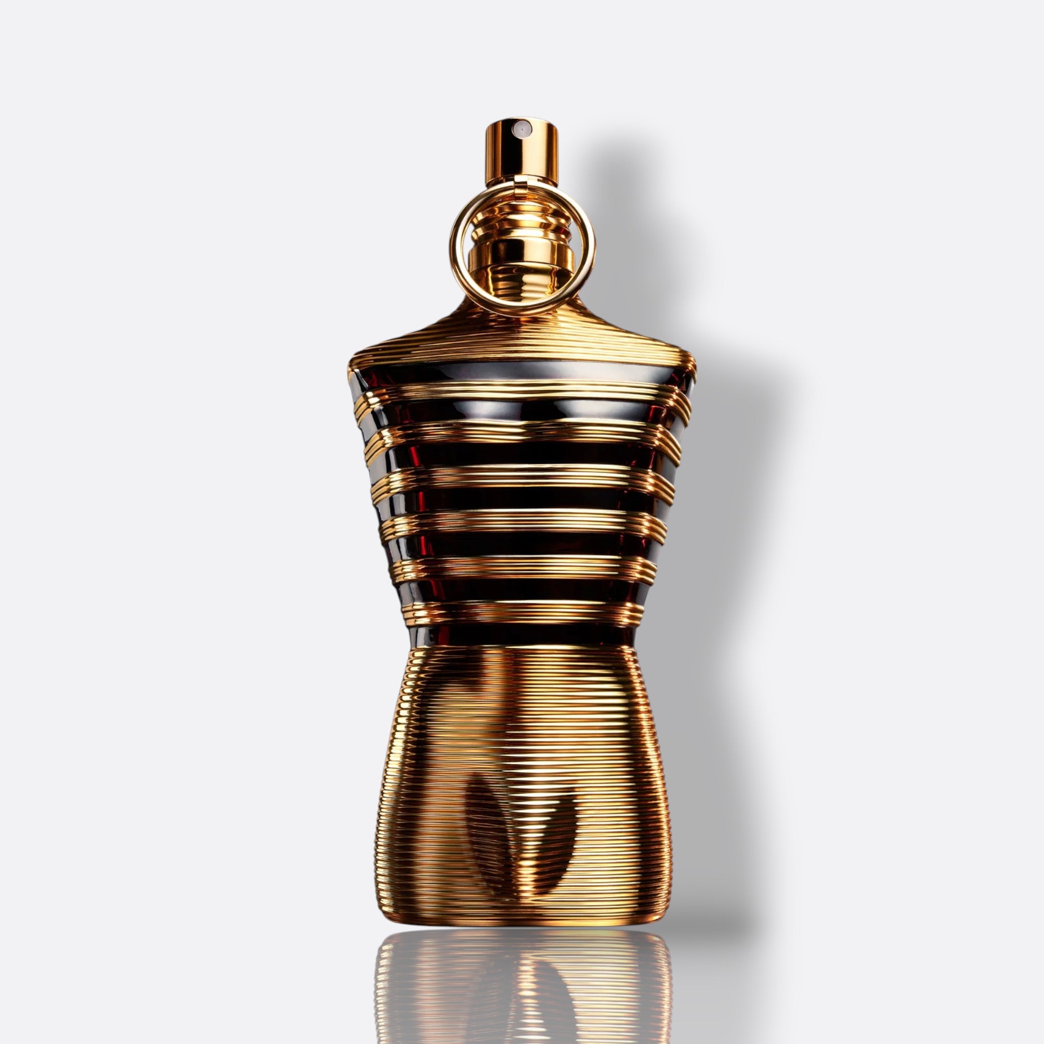 Le Male Elixir Parfum for men – lavender mint vanilla honey tonka bean tobacco rich masculine fragrance bottle
