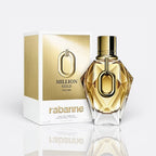 Bottle of Million Gold For Her by Rabanne – elegant floral women's perfume with rose and musk
