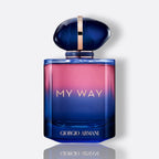 Giorgio Armani My Way Parfum Eau de Parfum for women – orange blossom tuberose iris vanilla elegant luxurious fragrance bottle 90 ml