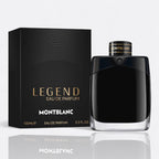 Montblanc Legend Eau de Parfum for men – bergamot violet leaves magnolia leather oakmoss elegant timeless fragrance bottle
